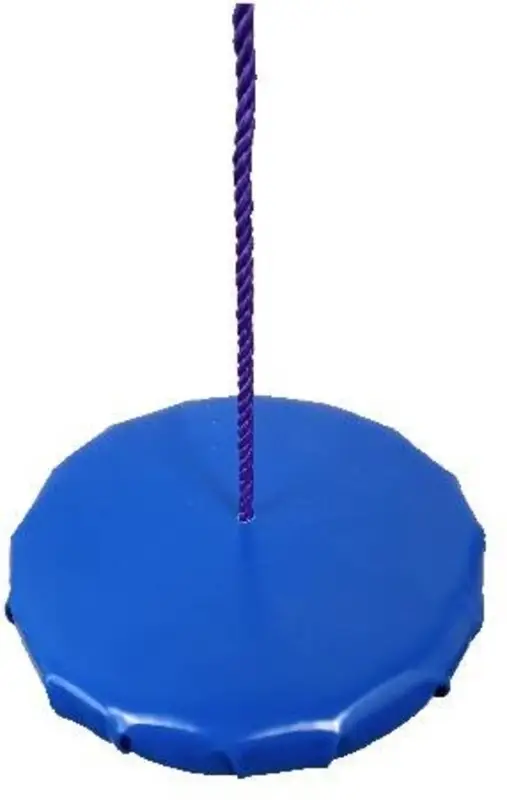 Качели ДИСК деревянные подвесные мягкие