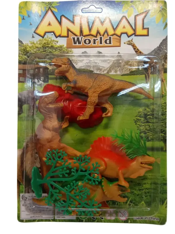 Набор 4 реалистичных фигурок динозавров