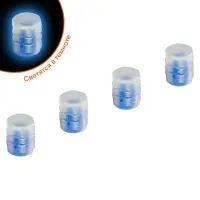 Колпачки на шинный вентиль S-1, светящиеся, синие, 4 шт Колпачки на шинный вентиль S-1, светящиеся, синие, 4 шт