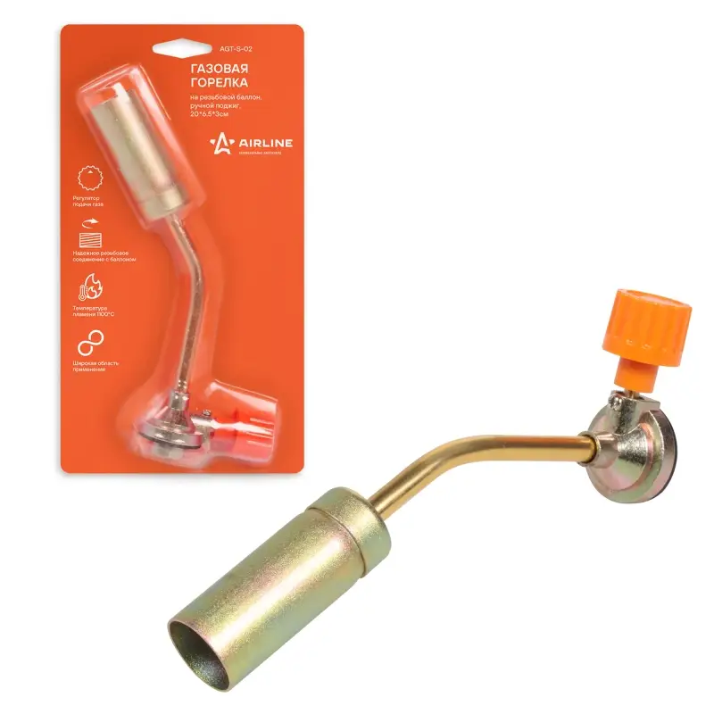 Горелка газовая на резьбовой баллон