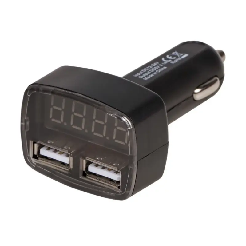 Вольтметр + 2USB 3,1A в прикуриватель 12-24В