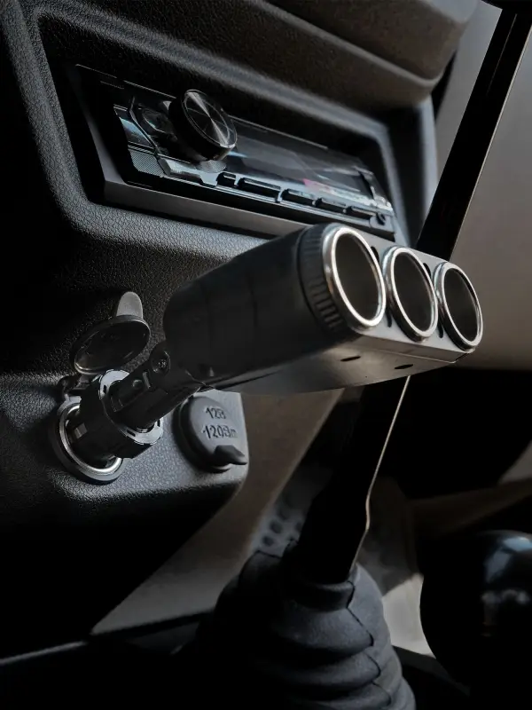 Разветвитель прикуривателя трансформер на 3 гнезда 8А