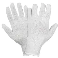 Перчатки трикотажные ХБ, белые, (1 пара) 7,5 класс/65г
