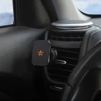 Держатель для телефона автомобильный в дефлектор крюк фиксатор магнитный прямоугольный регулируемый