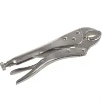 Клещи зажимные с фиксатором 250 мм с полукруглым захватом