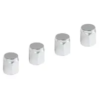 Колпачки на шинный вентиль K-3, серебряные, металл, 4 шт Колпачки на шинный вентиль K-3, серебряные, металл, 4 шт