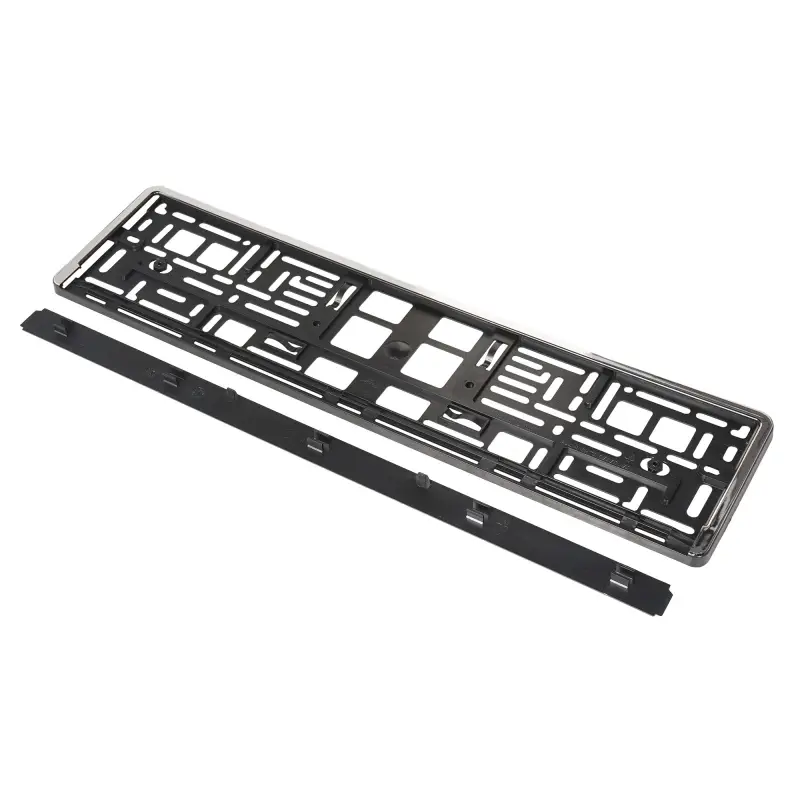 Рамка под номерной знак "Хром", с планкой