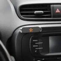 Держатель для телефона автомобильный на торпедо магнитный прямоугольный на двухстороннем скотче