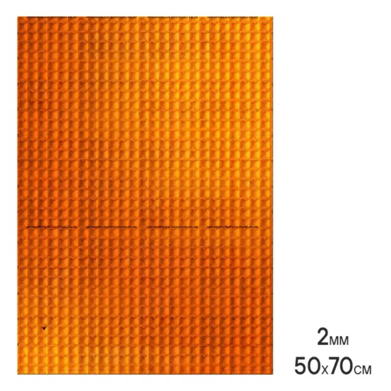 Шумоизоляция (вибро) Шумоизоляция (вибро) "Main 2" PRO (50*70 см) КС, 2мм, фольга 90 мкм.
