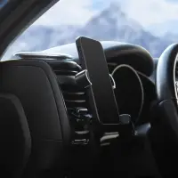 Держатель для телефона автомобильный в дефлектор раздвижной на штанге