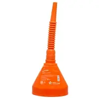 Воронка D-135мм с гибким носиком, L=350мм, стальная сетка Воронка D-135мм с гибким носиком, L=350мм, стальная сетка