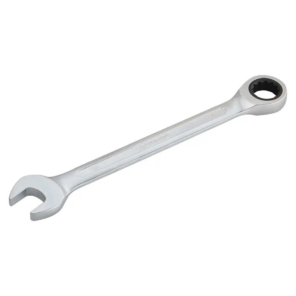 Ключ комбинированный трещоточный 18мм пласт. подвес