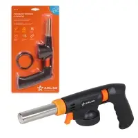 Горелка газовая на цанговый баллон, пьезоподжиг, анти-вспышка