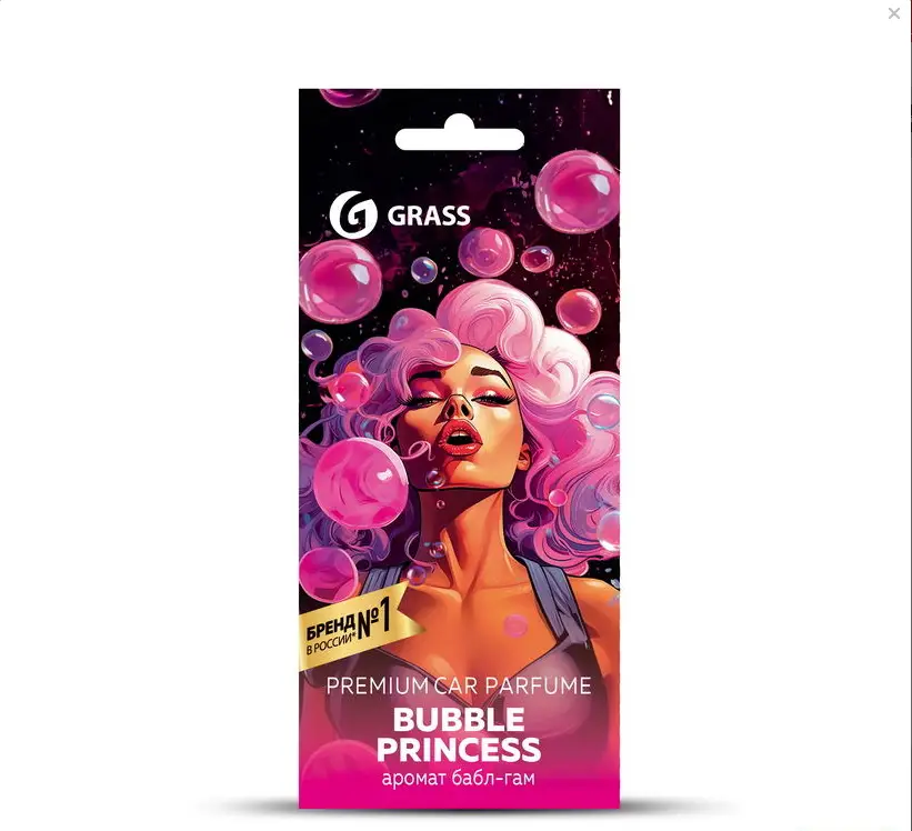 Ароматизатор воздуха картонный Grass "Bubble princess"