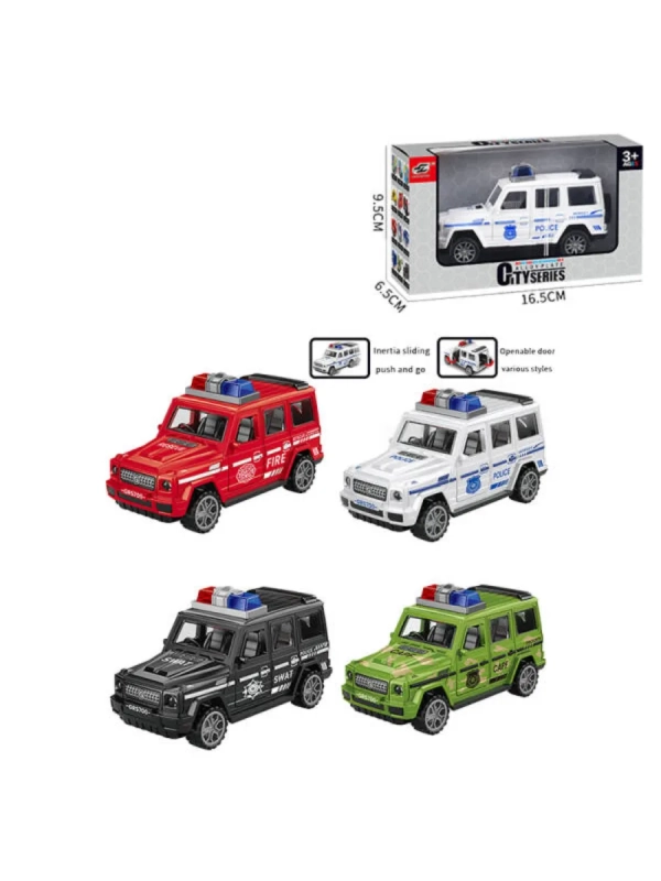 Машинка полиция гелик инерционная