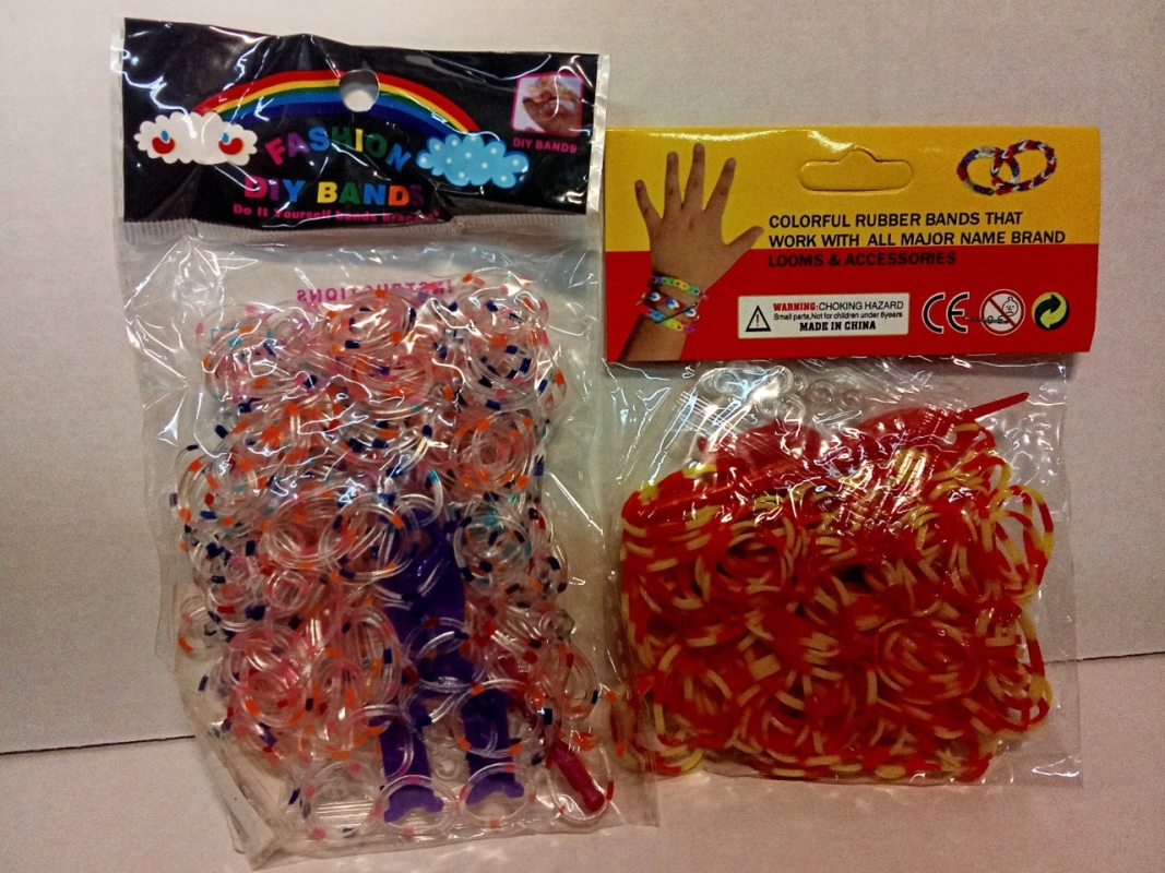 Резиночки для плетения рукоделие в асс. 1 уп.