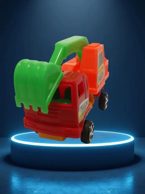 Инерционный экскаватор с ковшом