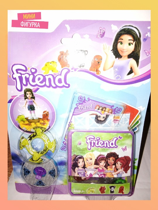 Конструктор куколка Friends вращающая Конструктор куколка Friends вращающая