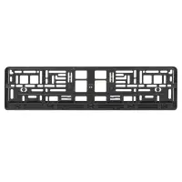 Рамка под номерной знак "Карбон", с планкой