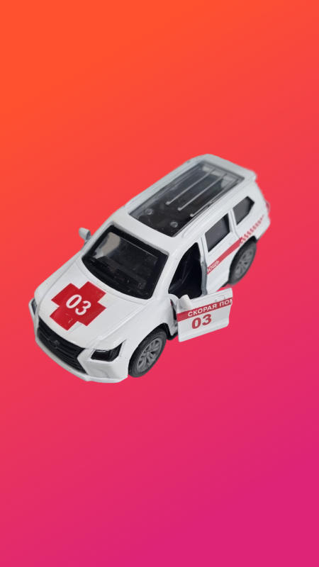 Детская инерционная машинка с открывающимися дверями