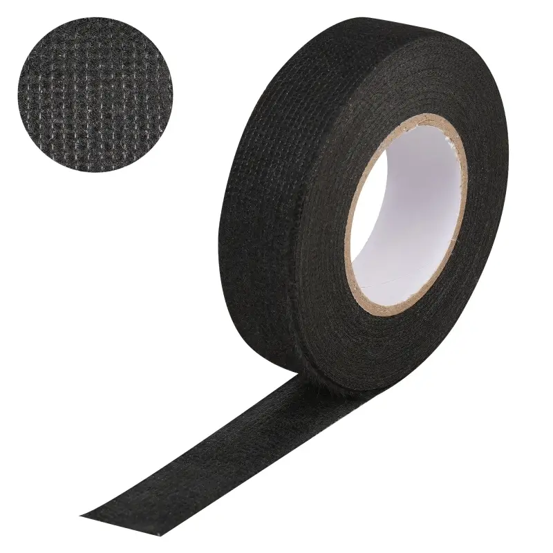 Изолента для жгутирования проводки 19 мм*10 м, антискрип, на осн. флиса Изолента для жгутирования проводки 19 мм*10 м, антискрип, на осн. флиса