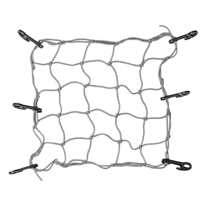 Сетка багажная 40*40 см (6 пластиковых крючков)