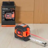 Рулетка 5мx19мм INDUSTRY c лазерным дальномером 40м