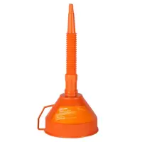 Воронка D-160мм с гибким носиком, L=380мм, стальная сетка Воронка D-160мм с гибким носиком, L=380мм, стальная сетка