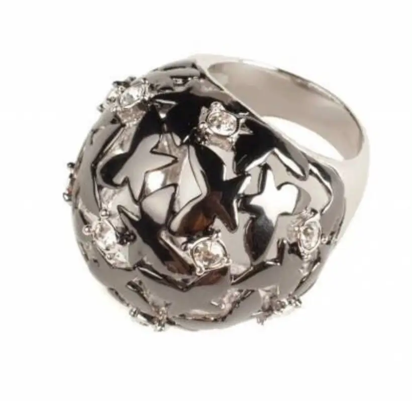 Кольцо р 6 - 16-16,  ажурное с бабочками