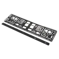 Рамка под номерной знак "Хром", с планкой Рамка под номерной знак "Хром", с планкой