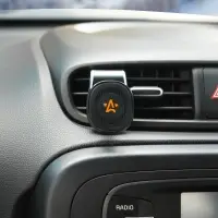 Держатель для телефона автомобильный в дефлектор прищепка магнитный регулируемый