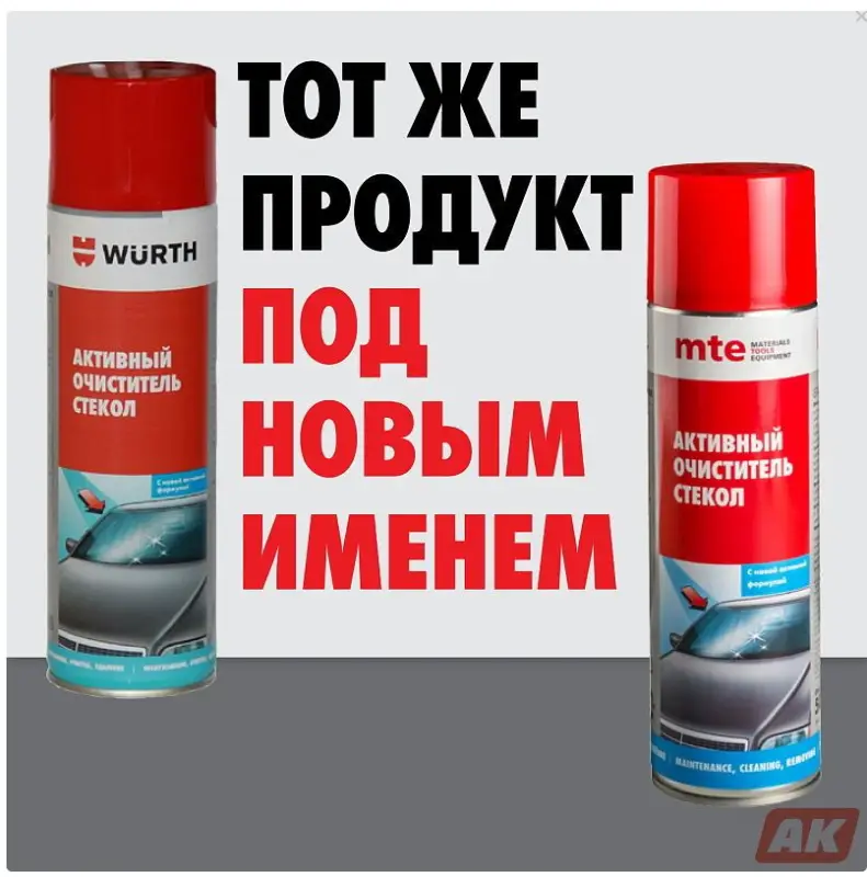 ОЧИСТИТЕЛЬ СТЕКОЛ СПРЕЙ 650/500МЛ