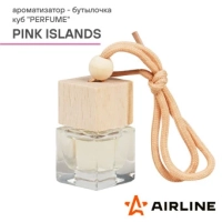 Ароматизатор-бутылочка куб "Perfume" PINK ISLANDS