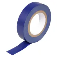 Изолента ПВХ, синяя, 15 мм*20 м