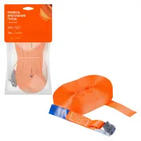 Ремень крепления груза с фиксатором 200 кг, 3 м Ремень крепления груза с фиксатором 200 кг, 3 м