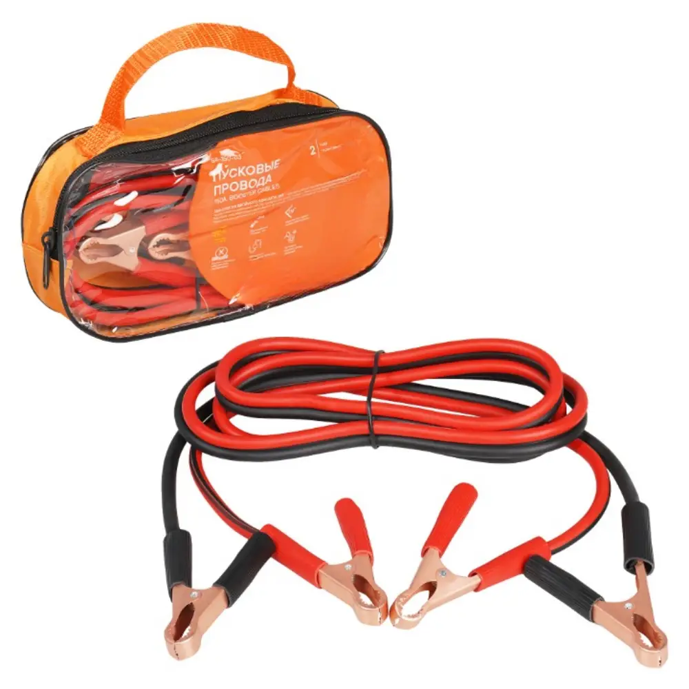 Провода прикуривания 150А PRO (2м, 6/12В, сумка)
