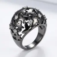 Кольцо р 8 - 18-18,5  ажурное с бабочками