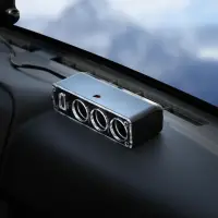 Разветвитель прикуривателя 3 гнезда 5А + USB