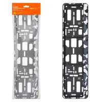 Рамка под номерной знак, камуфляж "Зима", рамка-книжка