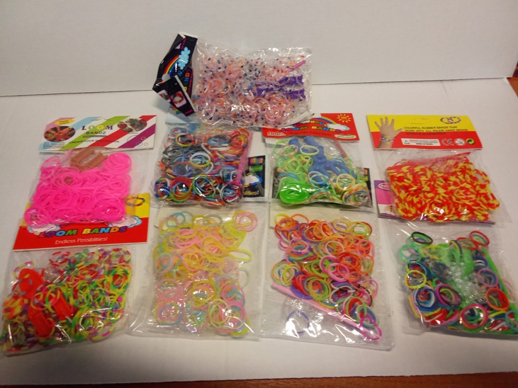 Резиночки для плетения рукоделие в асс. 1 уп.