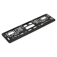 Рамка под номерной знак (без надписи) с нижней запорной планкой