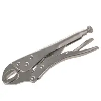 Клещи зажимные с фиксатором 250 мм с полукруглым захватом