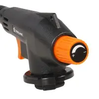 Горелка газовая на цанговый баллон, пьезоподжиг, гибкое сопло