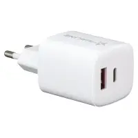 Адаптер питания 220В, Type-C PD + QC 3.0, 20Вт