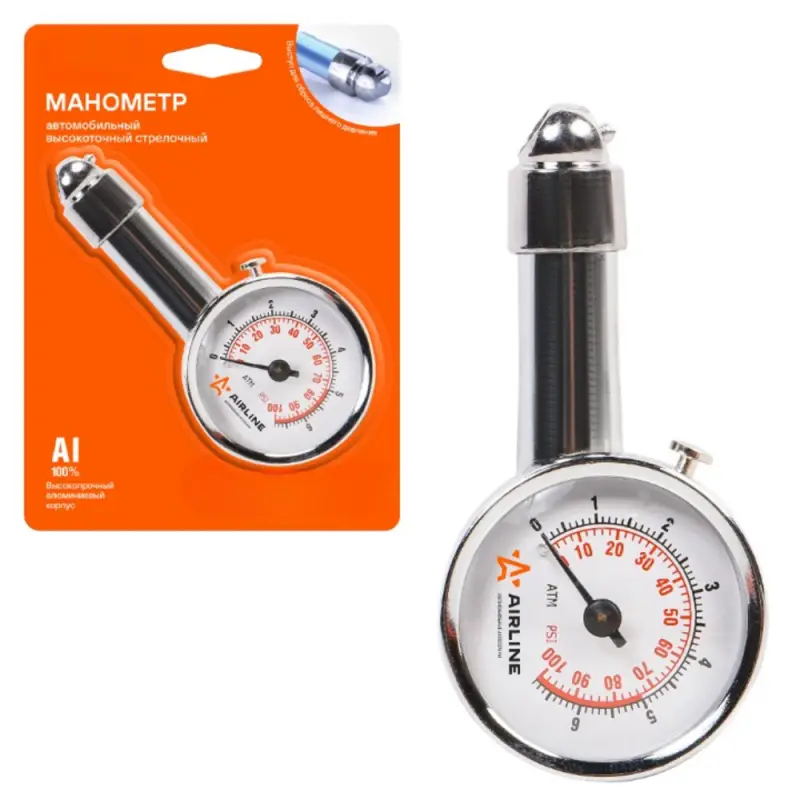 Манометр стрелочный металл. 7 АТМ Манометр стрелочный металл. 7 АТМ