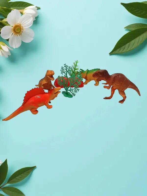 Набор 4 реалистичных фигурок динозавров