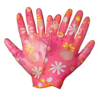 Перчатки полиэфирные с цельным нитрил. покрытием ладони, женские (M) Перчатки полиэфирные с цельным нитрил. покрытием ладони, женские (M)