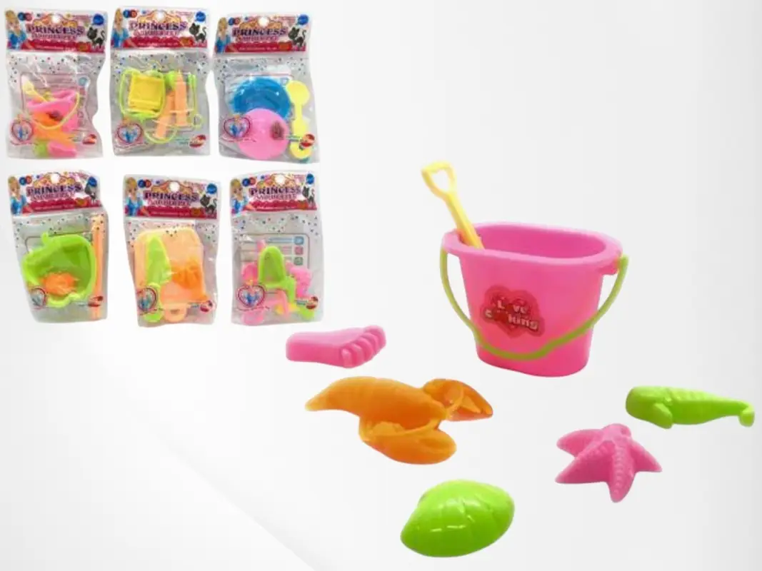 Набор посуды мини цветной в ассортименте