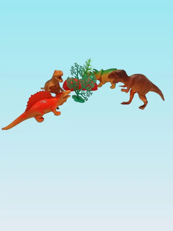Набор 4 реалистичных фигурок динозавров