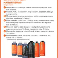 Шумоизоляция (вибро) жидкая, напыляемая "PRO", 950 г., 1250 кг/м3